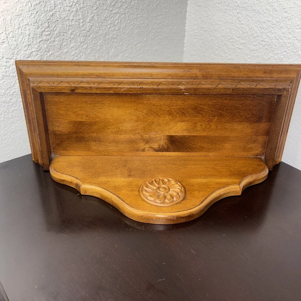 Ethan‎ Allen Vintage Wood Wall Shelf  18